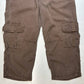 J Jill Cargo Crop Pants Womens 10 Petite Brown Tencell/Lyocell Casual Leisure